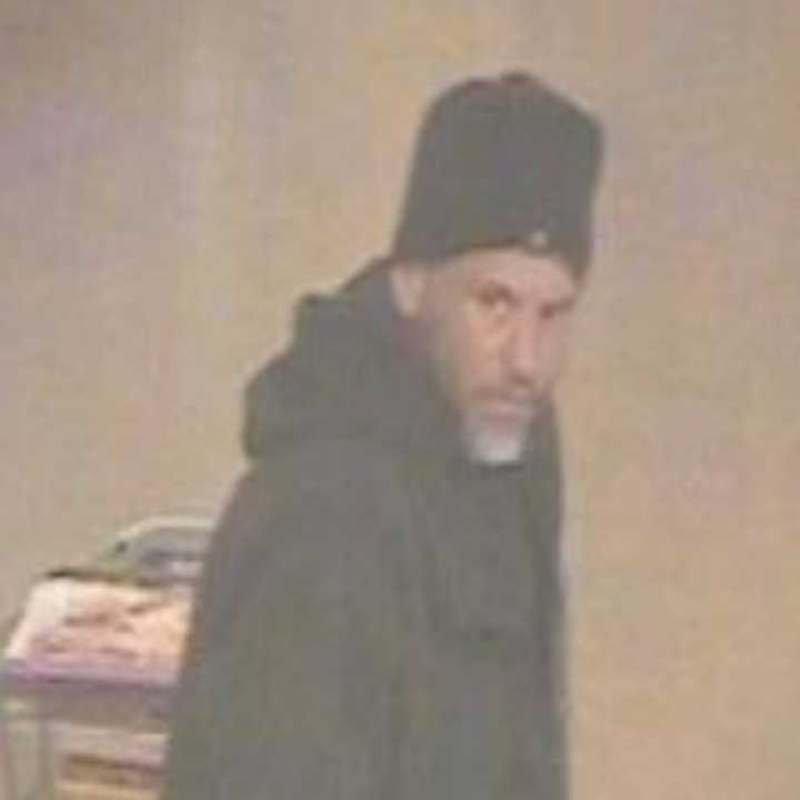 Police in Suffolk County are attempting to locate a man accused of stealing groceries.