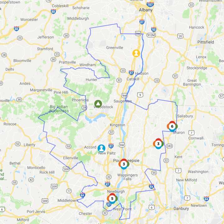 The Central Hudson Outage Map