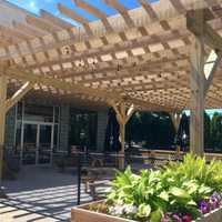 <p>The Plank Pizza Co. Beer Parlor patio</p>