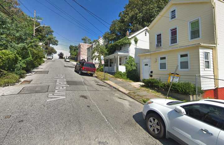 Vineyard Avenue in Yonkers, where the body was located.