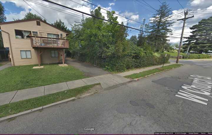 Two young boys fell out a second-story window.