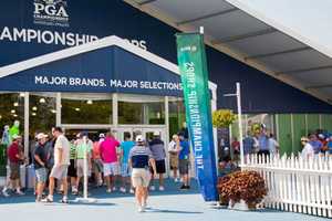 Huge PGA Championship Merchandise Tent Opening Early In Bethpage