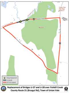 Bridge Replacement Work Starts In Union Vale