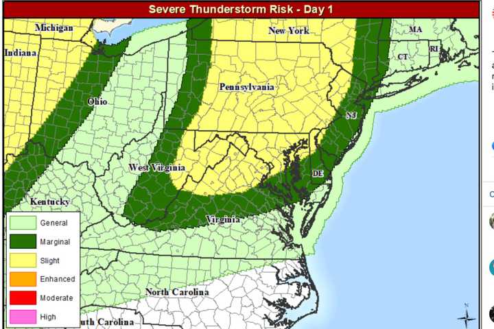 Severe Thunderstorm Watch Extended To More Counties In Area