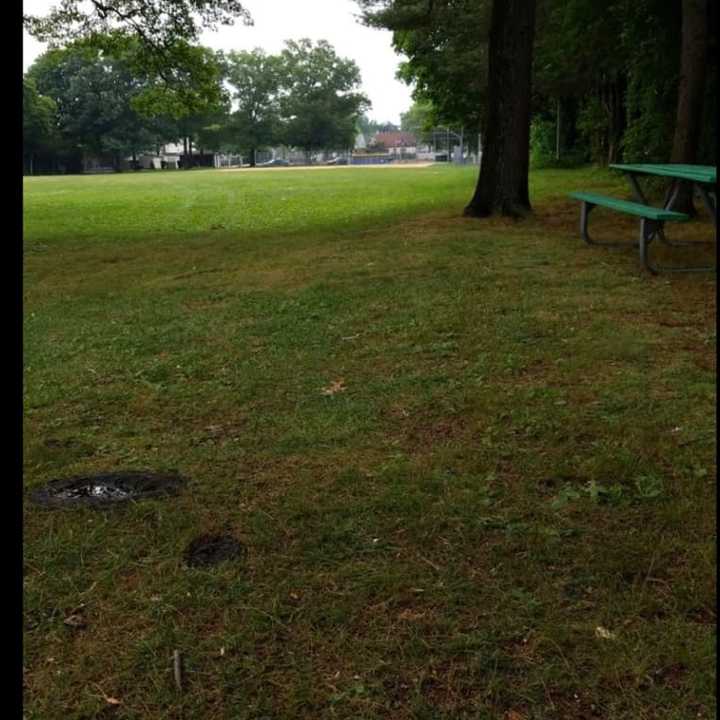 A man allegedly exposed himself to young girls in Uniondale Park.