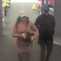 <p>Two people suspected of using credit cards stolen from Huntington Station on Thursday, Jan. 24 around 2:15 p.m.</p>