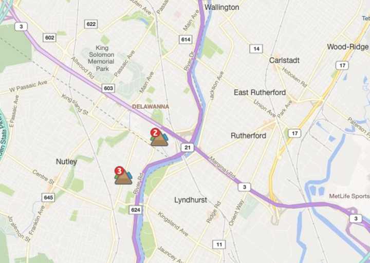 The PSEG outage map did not have a restoration time for the nearly 700 people without power as of 12:30 p.m.