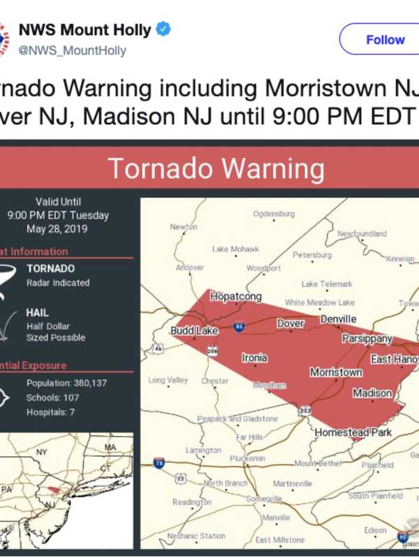 It's Official: Tornado Touched Down In Stanhope, NWS Says