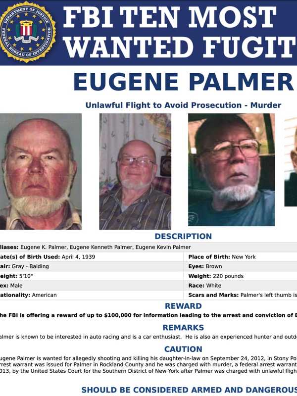 Fugitive From Rockland Added To FBI's  Top 10 Most Wanted List