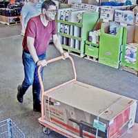 <p>Two men suspected of stealing a gas grill, an ECHO gas trimmer and paint rollers from Home Depot (839 New York Avenue) on Saturday, May 25.</p>