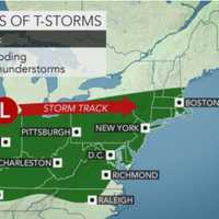 <p>Rounds of thunderstorms will continue through the early part of the week.</p>