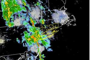 Line Of Strong Thunderstorms Sweeping Through Area Could Cause Flooding