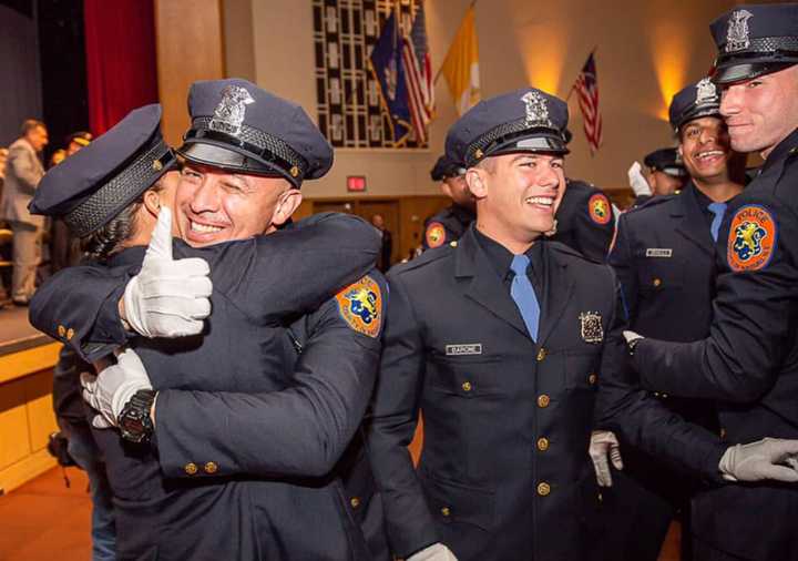 Fifty-nine new officers graduated from the Nassau County Police Academy.