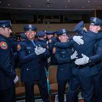 <p>Fifty-nine new officers graduated from the Nassau County Police Academy.</p>