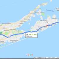 <p>Police searched from Medford to Montauk after receiving a 911 call about a potentially suicidal woman with her two young daughters.</p>