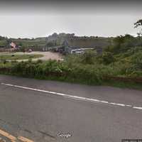 <p>The area of Montauk Highway where the 2-year-old twins were found in cardiac arrest inside a car.</p>