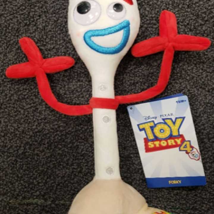 Approximately 80,000 Toy Story 4 plus &quot;Forky&quot; toys are being recalled by Disney due to a potential choking hazard.