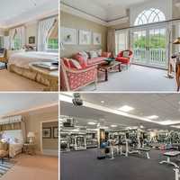 <p>Master bedroom and fully-equipped gym.</p>