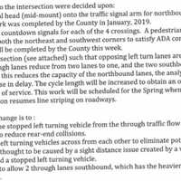 <p>Changes to Soldier Hill Road and Forest Avenue.</p>