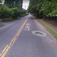 <p>Lake Avenue north of Oak Street in Saint James, where the motorist is accused of fleeing the scene of the hit-and-run crash.</p>