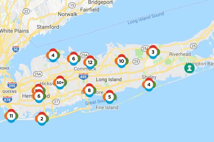 Here's How Many LIers Are Still Without Power After Severe Storms Topple Trees, Cause Flooding