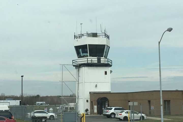 Small Plane Hits Runway Light During Training Flight At Hudson Valley Regional Airport