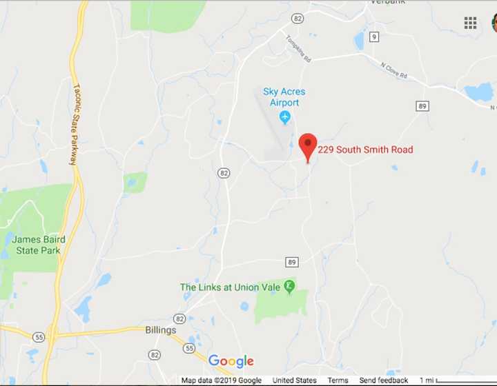 The crash occurred on South Smith Road in Lagrangeville, just south of Sky Acres Airport and east of the Taconic State Parkway.