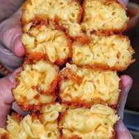 <p>Fried &quot;Mac and Cheese Bites&quot; are popular at a Long Island deli.</p>