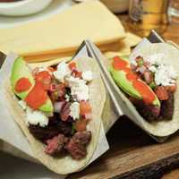 <p>Tacos from Noches de Plaza in Englewood.</p>