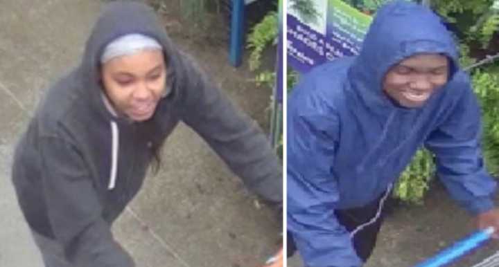 Police are on the lookout for a man and woman suspected of stealing approximately $800 worth of household goods, clothing and food from Walmart (85 Crooked Hill Road) on Sunday, May 12 around 11:40 a.m.