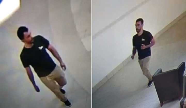 Police are looking to identify the man shown above regarding suspicious activities that occurred at the Danbury Fair Mall on Monday, Aug. 26.