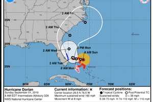 Tracking Dorian: Slow-Moving, Monster Storm Now A Category 5 Hurricane With 175 MPH Winds