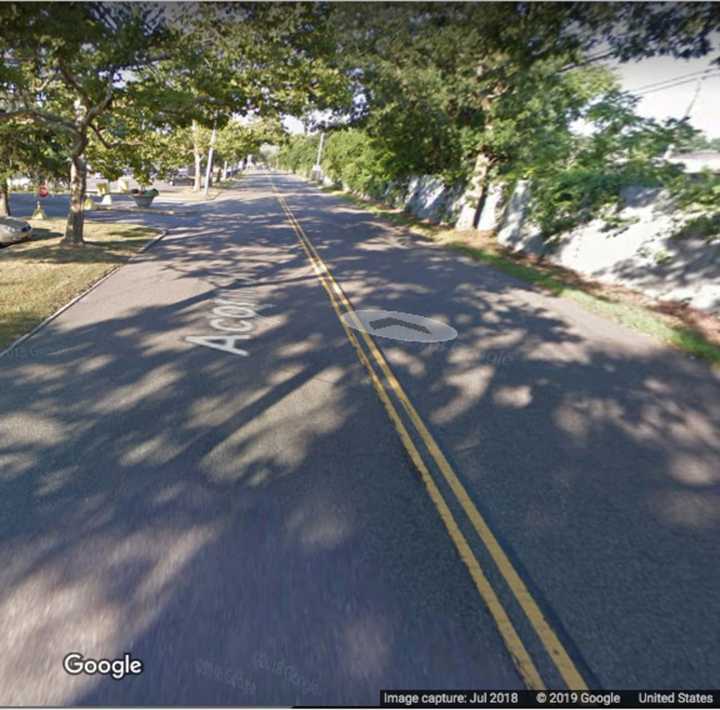 Acorn Street, near Half Hollow Road, in Deer Park.