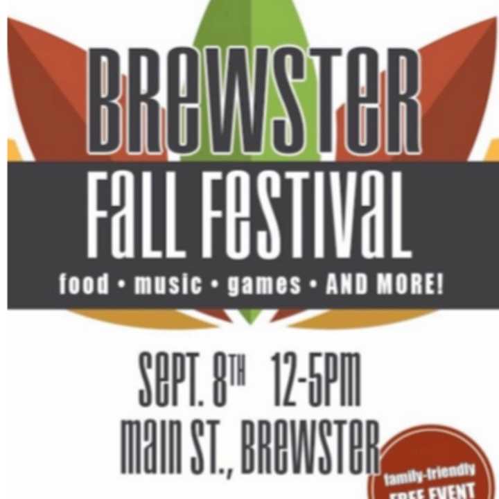 The 28th Annual Brewster Fall Festival, scheduled for Sunday, Sept. 8, features a variety of food and merchandise vendors, live music, games, activities and more.