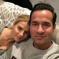 <p>Mike Sorrentino and wife, Lauren.</p>