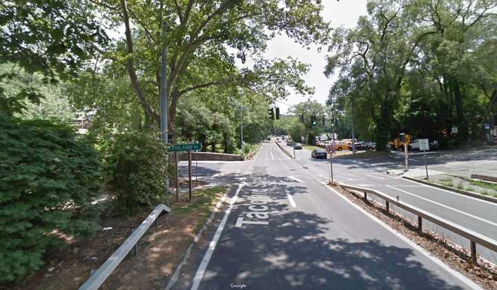 The Taconic State Parkway at Cleveland Street in Mount Pleasant.