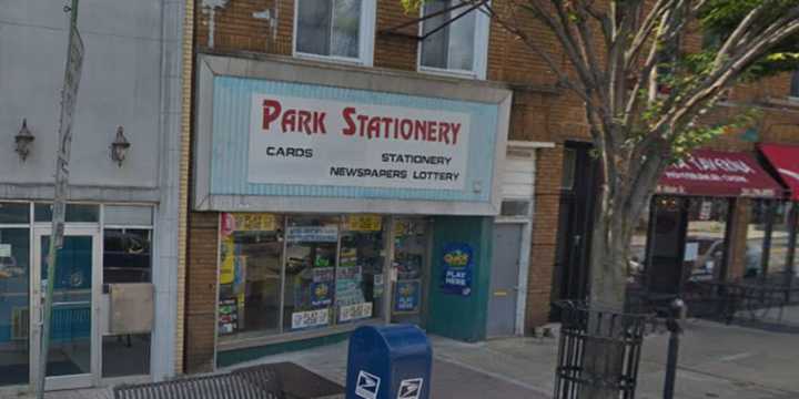 The ticket was sold at Park Stationery in Ridgefield Park.