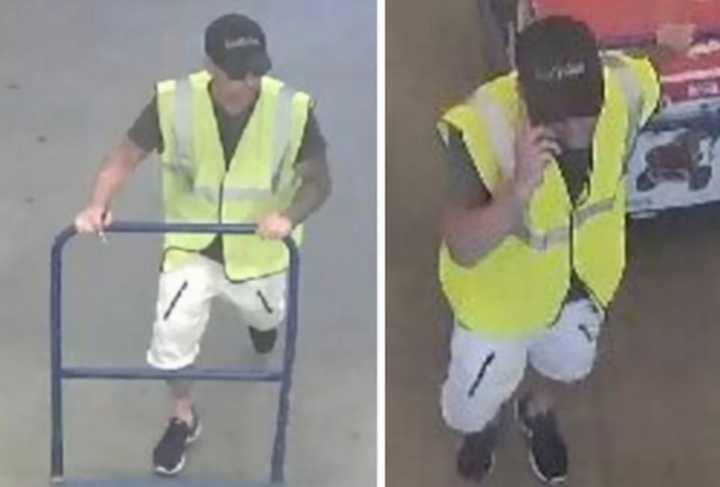 Police are on the lookout for a man suspected of stealing a 6,500-watt generator from Lowe’s in Commack (100 North Service Road) on Wednesday, Sept. 3 around 8 p.m.