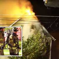 <p>The three-alarm fire broke out early Monday in Morristown.</p>