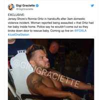 <p>KKTV reporter Gigi Graciette posted a photo that appeared to show Ortiz-Magro handcuffed to a gurney.</p>