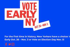Early Voting For First Time In Westchester: When, Where?