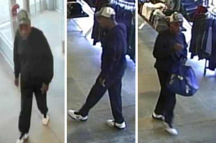 Police are on the lookout for a man suspected of stealing clothing valued at approximately $295 from Old Navy in Bay Shore (880 Sunrise Highway) on Sunday, Oct. 6 around 2:25 p.m.