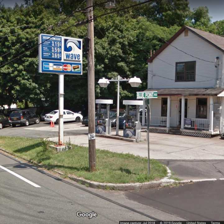 The gas station at 260 Echo Ave. in Sound Beach.