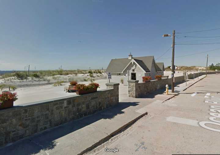 A small plane made an emergency landing on the beach in Point Lookout.