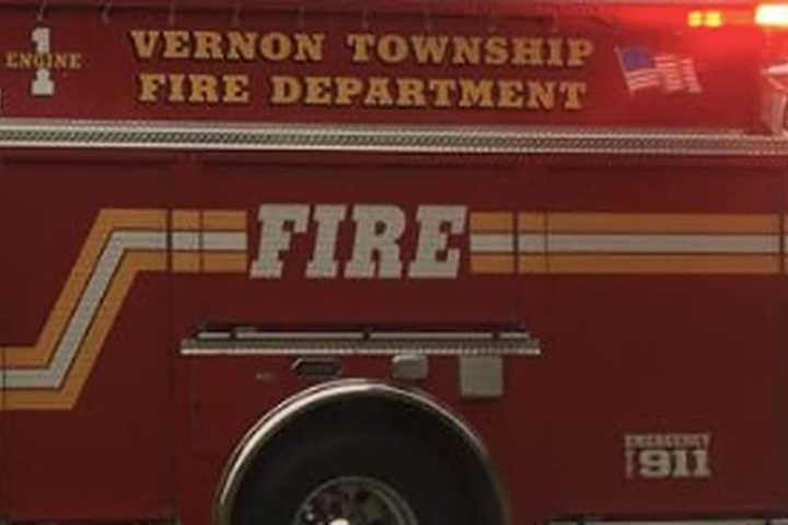 First Floor Collapses In Vernon Township House Fire