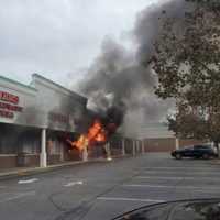 <p>The blaze that started around 9:40 a.m. at a dry cleaning business in the Route 23 strip mall in Wantage was under control by 10:30 a.m., New Jersey State Police said.</p>