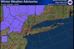 Nor'easter Nears: Winter Weather Advisory Issued For Dutchess County