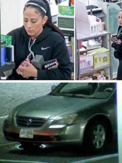 Know Her Or This Car? Woman Accused Of Stealing Jewelry, Makeup From Long Island Kohl’s