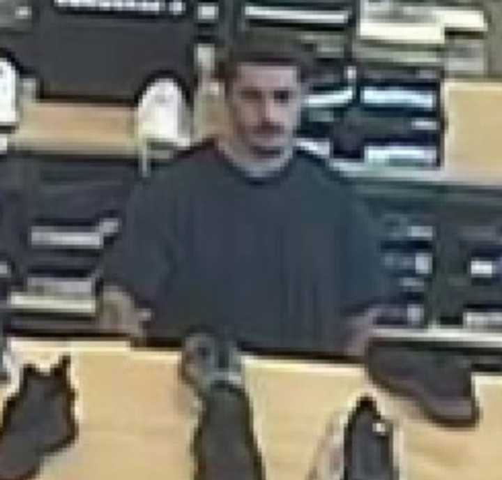 A man is accused of allegedly stealing from a Long Island shoe store.