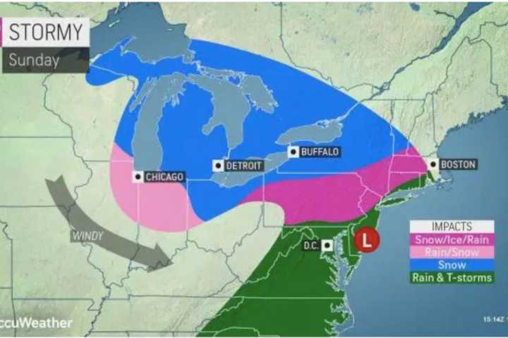 Wintry Weather Could Make For Slippery Travel At End Of Thanksgiving Weekend